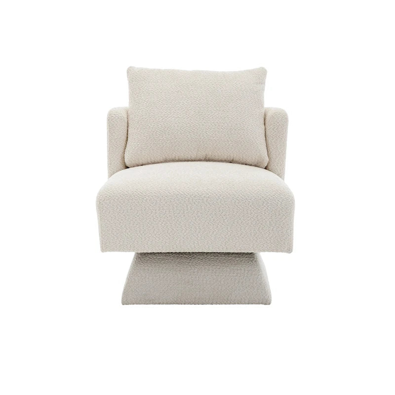 Chenille Upholstered 360 Degree Swivel Accent Chairs for Living Room,Bedroom