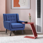 Modern Linen Button Tufted Arm Chair