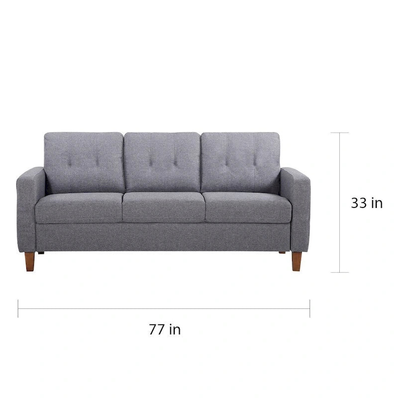 Rossetti Mid-Century Tufted Upholstered Sofa