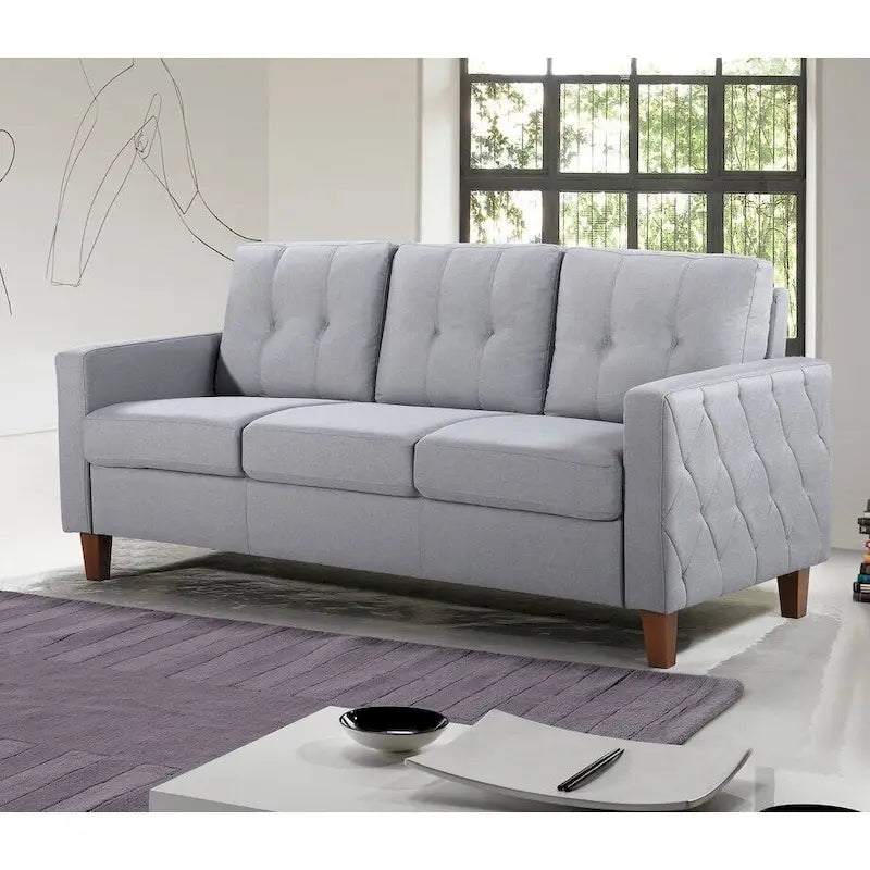 Rossetti Mid-Century Tufted Upholstered Sofa