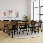 9' x 40 Rectangular Antique Rustic Solid Pine Folding Dining Table