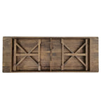 9' x 40 Rectangular Antique Rustic Solid Pine Folding Dining Table
