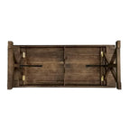 9' x 40 Rectangular Antique Rustic Solid Pine Folding Dining Table