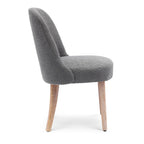 Boucle Polyester Upholstered Side Chair - Water/ Stain Resistant