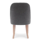 Boucle Polyester Upholstered Side Chair - Water/ Stain Resistant
