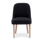 Boucle Polyester Upholstered Side Chair - Water/ Stain Resistant