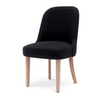 Boucle Polyester Upholstered Side Chair - Water/ Stain Resistant