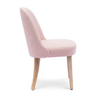 Boucle Polyester Upholstered Side Chair - Water/ Stain Resistant