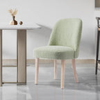 Boucle Polyester Upholstered Side Chair - Water/ Stain Resistant