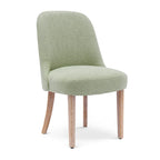 Boucle Polyester Upholstered Side Chair - Water/ Stain Resistant