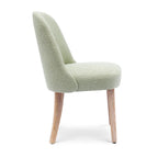 Boucle Polyester Upholstered Side Chair - Water/ Stain Resistant