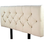 MJL Furniture Sachi Khaki Diamond Tufted Upholstered Headboard