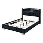 Furniture of America Champs Contemporary Solid Wood 2-Piece Storage Panel Bed and Tall Dresser Set