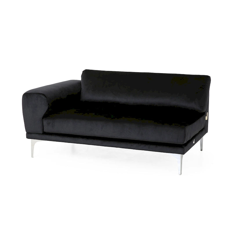 Croydon Modern Glam 4-seater Velvet Sofa by Christopher Knight Home
