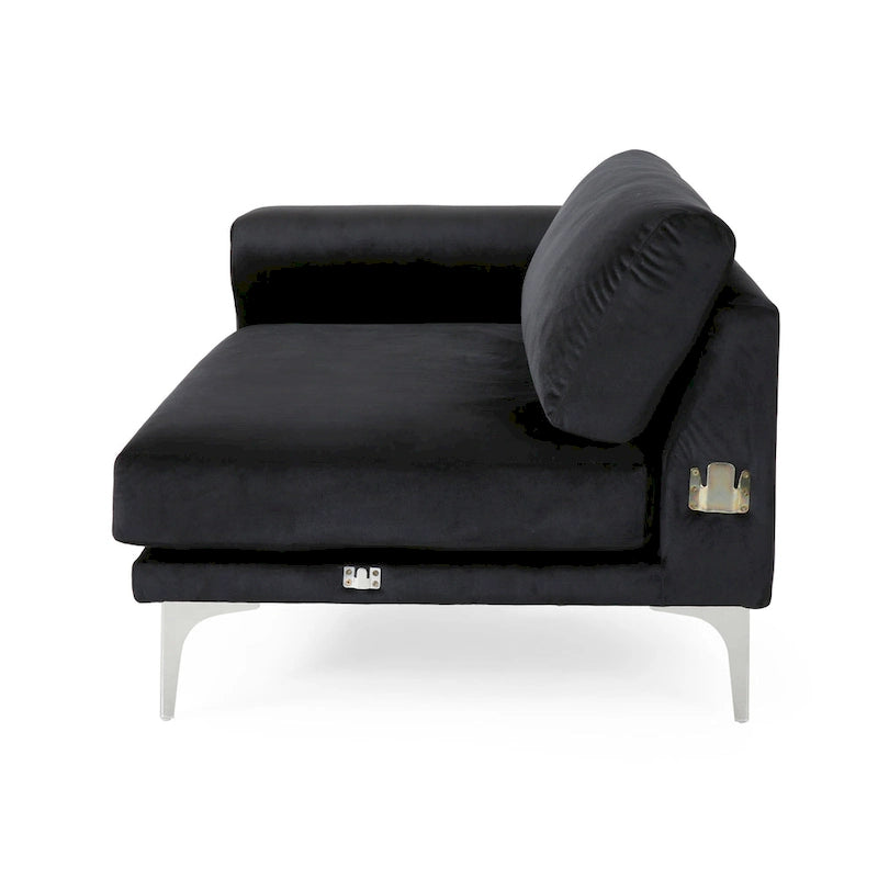 Croydon Modern Glam 4-seater Velvet Sofa by Christopher Knight Home