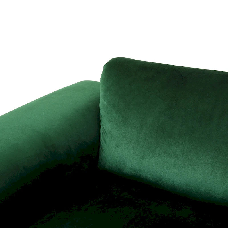 Croydon Modern Glam 4-seater Velvet Sofa by Christopher Knight Home