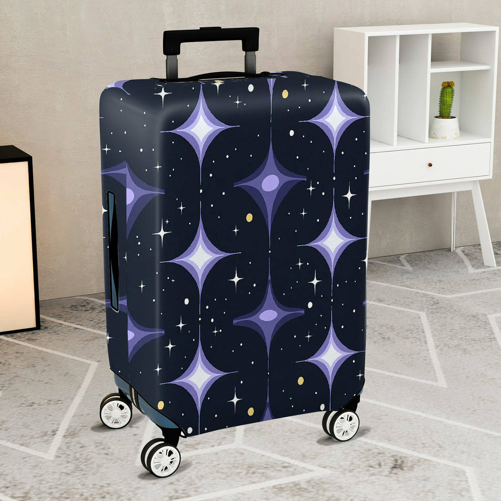 1-Piece Space Star Galaxy Constellation Celestial Cosmic  Suitcase Luggage Cover, Stretch Protective Sleeve