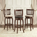 Ali Modern Linen 29-inch High Back Bar Stool Swivel by iNSPIRE Q Classic