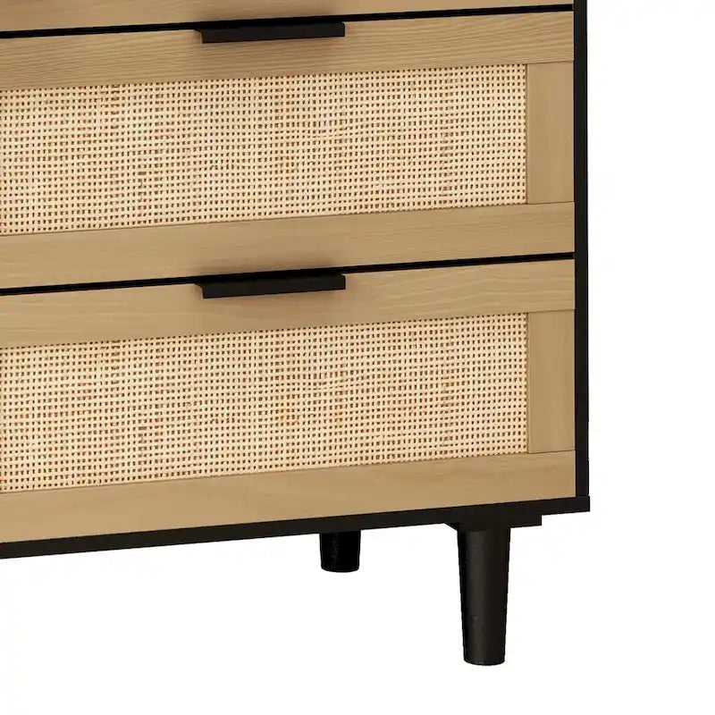 6 drawers Rattan dresser Rattan Drawer
