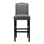 28 Inches Barstools Upholstered Bar Stools Pub Chairs Set of 2