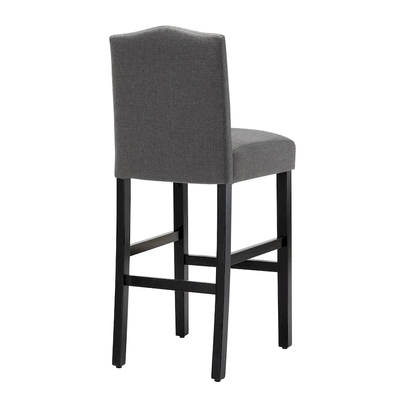 28 Inches Barstools Upholstered Bar Stools Pub Chairs Set of 2