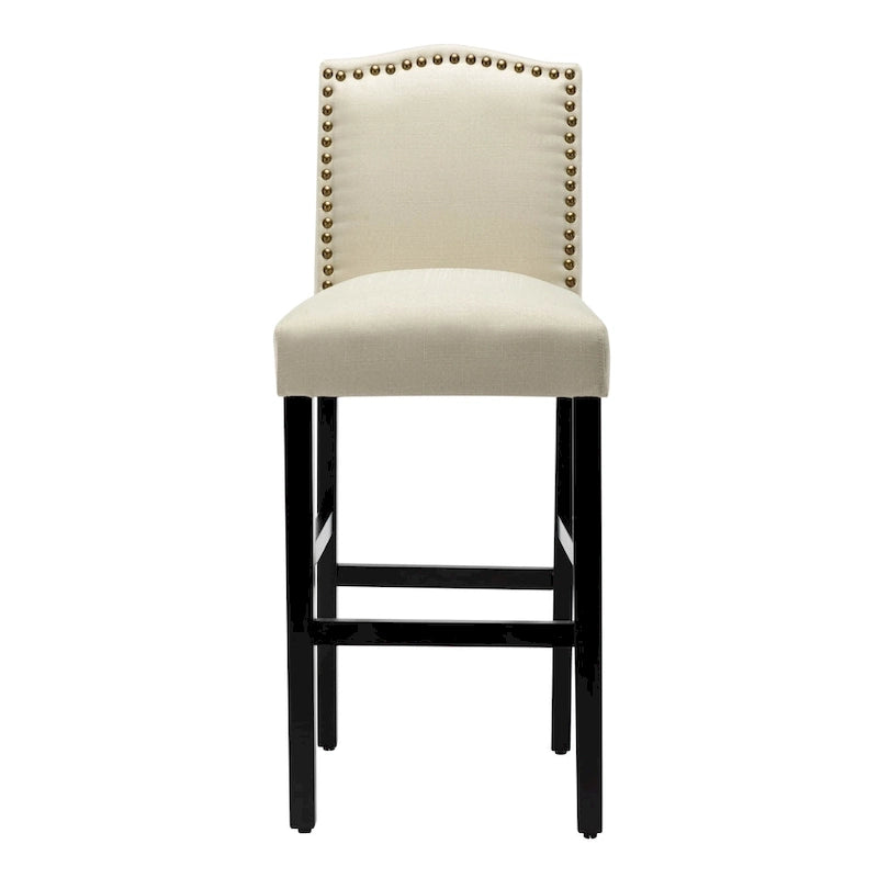 28 Inches Barstools Upholstered Bar Stools Pub Chairs Set of 2