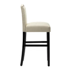 28 Inches Barstools Upholstered Bar Stools Pub Chairs Set of 2