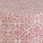 Shantanu Pink Boho Wooden Stool