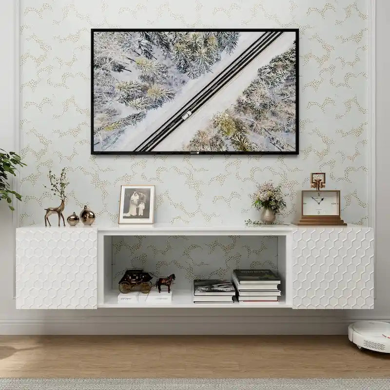 67 Wall Mount Floating TV Stand up to 80 in