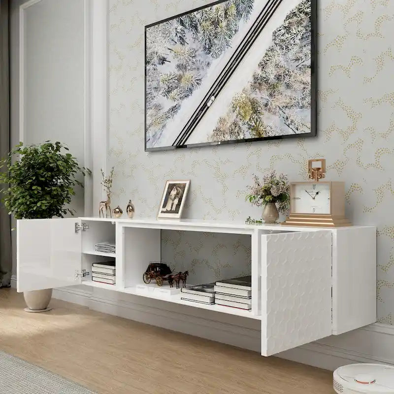 67 Wall Mount Floating TV Stand up to 80 in