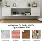 67 Wall Mount Floating TV Stand up to 80 in