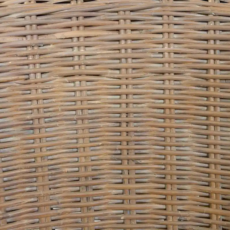 Furniture of America Lali Rustic Kubu Rattan Wicker Armchair