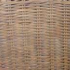 Furniture of America Lali Rustic Kubu Rattan Wicker Armchair