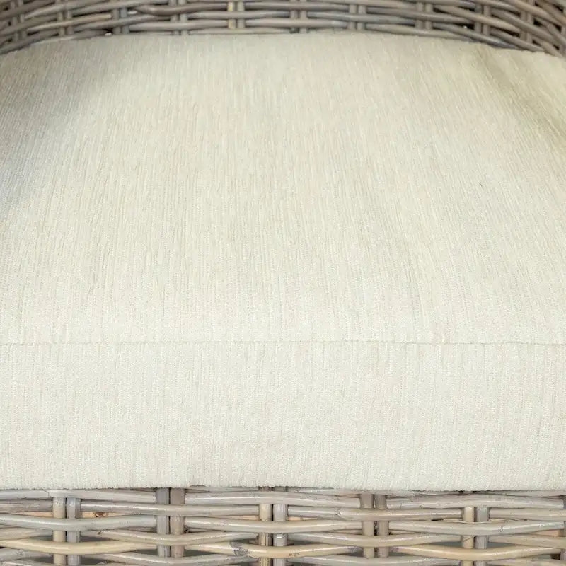 Furniture of America Lali Rustic Kubu Rattan Wicker Armchair