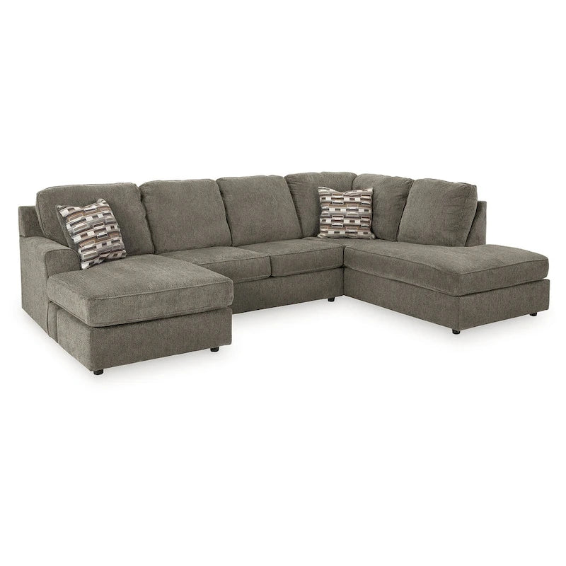 Signature Design by Ashley O'Phannon Putty 2-Piece Sectional with Chaise - 125W x 86D x 38H