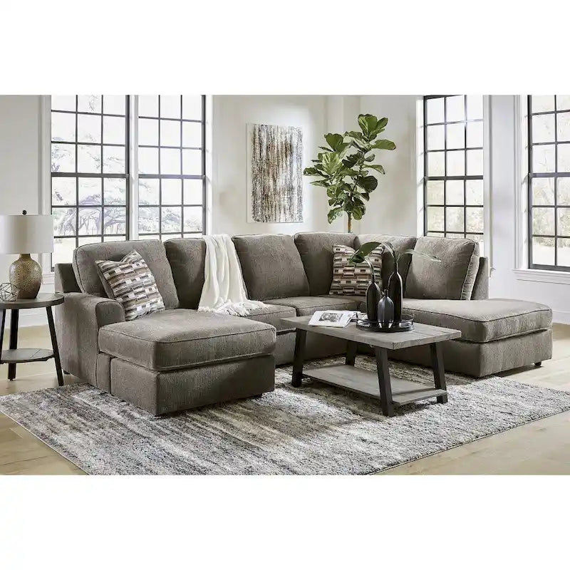 Signature Design by Ashley O'Phannon Putty 2-Piece Sectional with Chaise - 125W x 86D x 38H