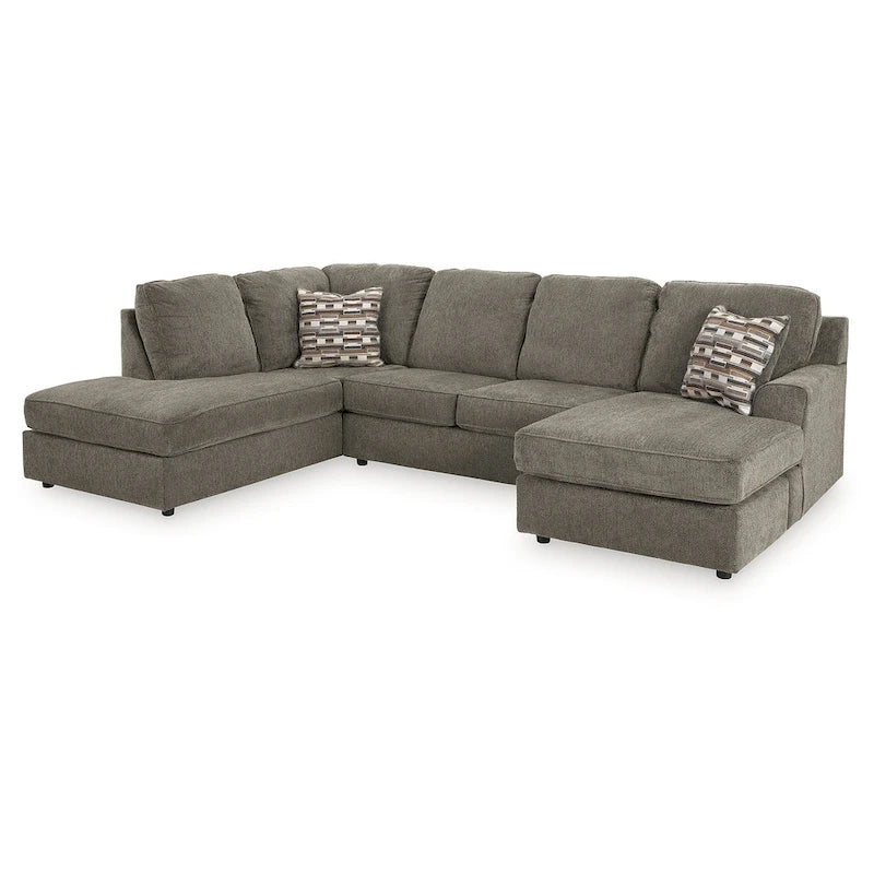 Signature Design by Ashley O'Phannon Putty 2-Piece Sectional with Chaise - 125W x 86D x 38H