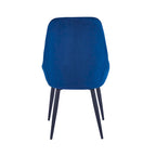 Porthos Home Fern Dining Chairs Set of 2, Velvet Upholstery, Steel Legs