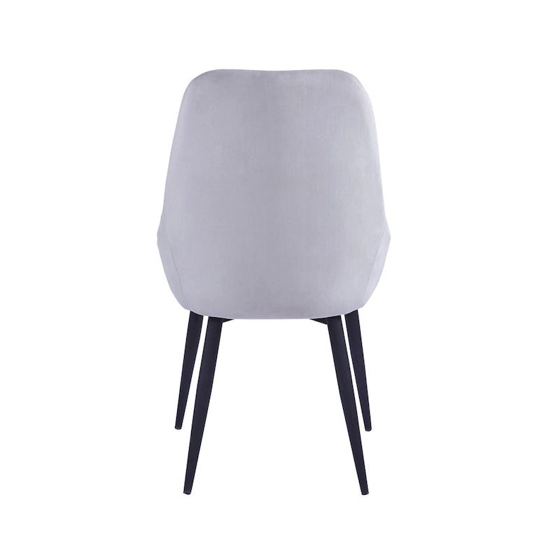 Porthos Home Fern Dining Chairs Set of 2, Velvet Upholstery, Steel Legs