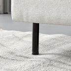 L-Shaped Linen Sectional Sofa with Chaise