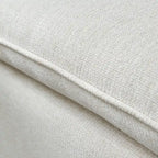 L-Shaped Linen Sectional Sofa with Chaise