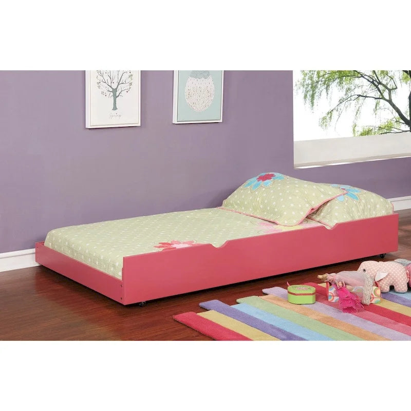 Pice Modern Twin Solid Wood Pull-out Trundle by Furniture of America