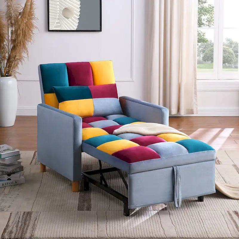 Multi-Functional Sleeper Chair with Pillow