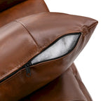 Morden Fort Faux Leather Upholstered Accent Chairs for Living Room