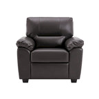 Morden Fort Faux Leather Upholstered Accent Chairs for Living Room