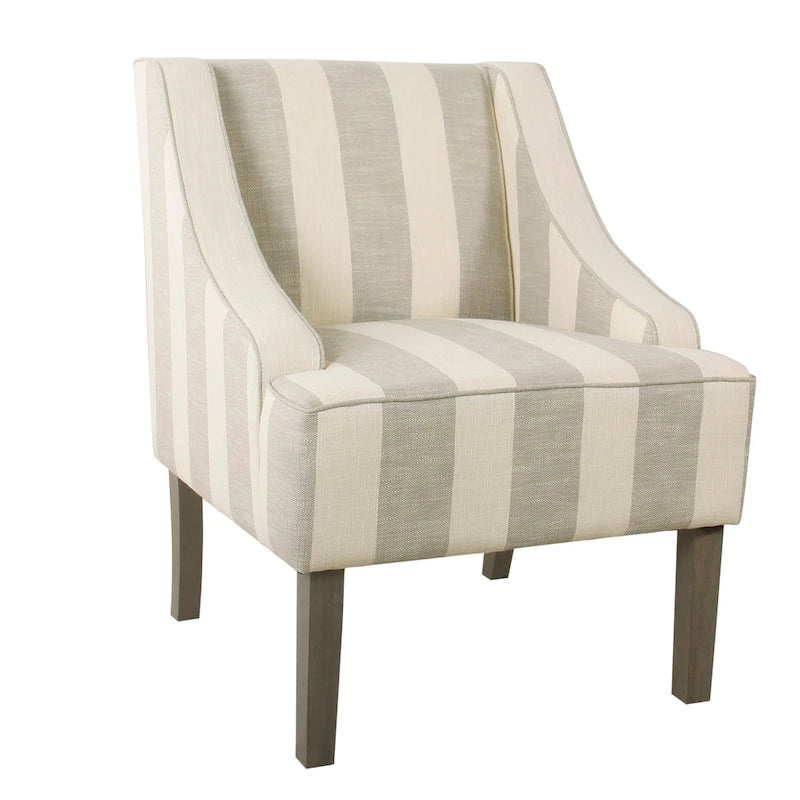 HomePop Classic Swoop Arm Accent Chair