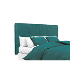 MJL Furniture Ali Button Tufted Key Largo Zenith Teal Upholstered Headboard
