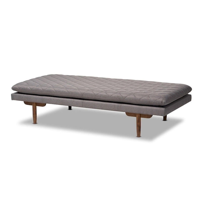 Marit Mid-Century Modern Upholstered Wood Daybed