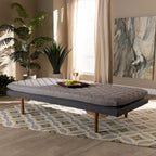 Marit Mid-Century Modern Upholstered Wood Daybed