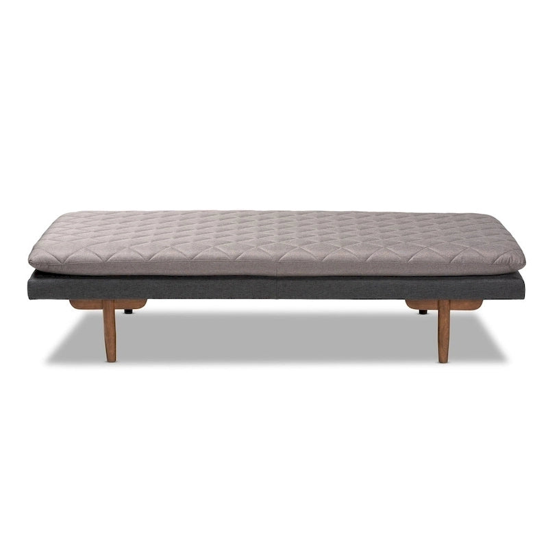 Marit Mid-Century Modern Upholstered Wood Daybed